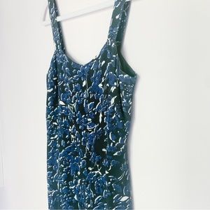 GAP Blue Floral Jumpsuit